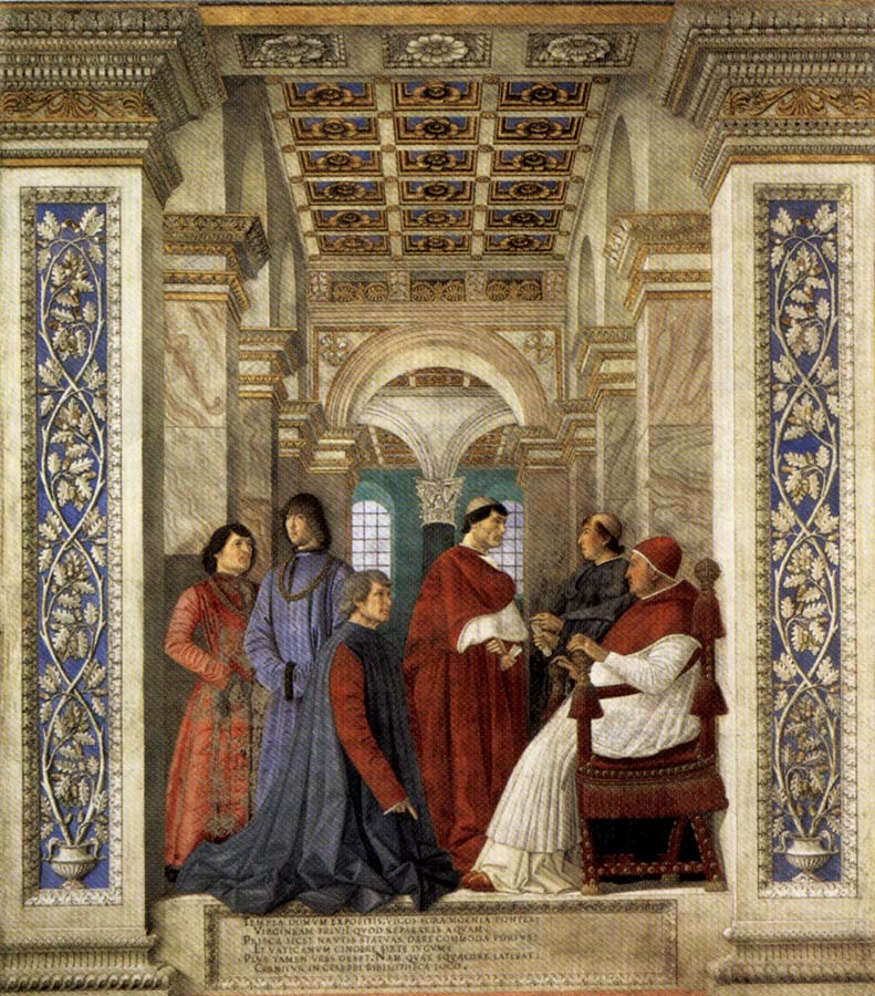 Sixtus IV Founding the Vatican Library